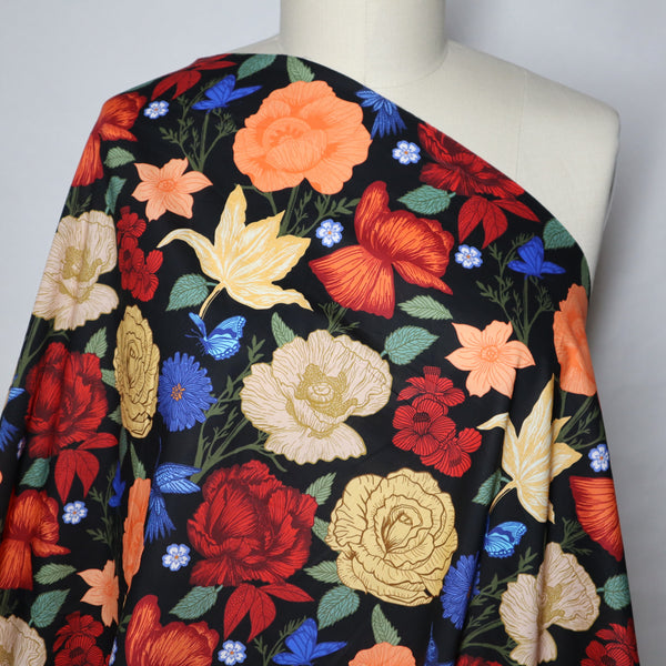 Artlux ~ 'Hummingbird' Luxury Cotton Lawn ~ Made in Italy